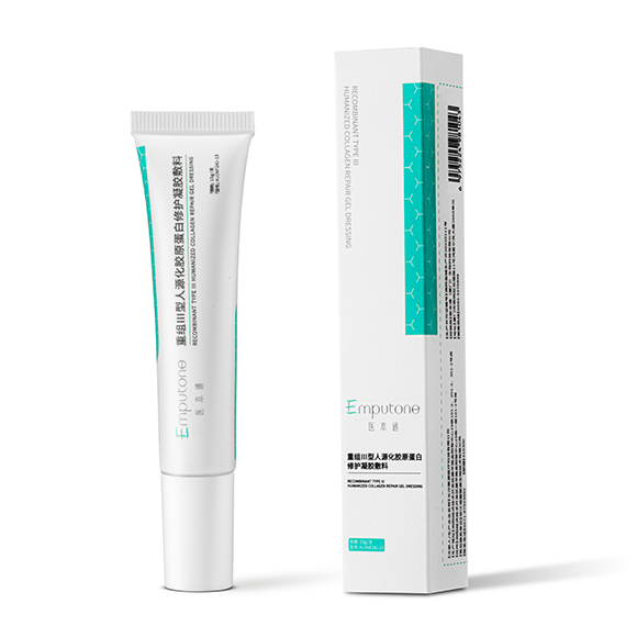 Recombinant type III humanized collagen repair gel