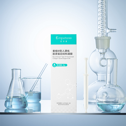 Recombinant type III humanized collagen gynecological gel